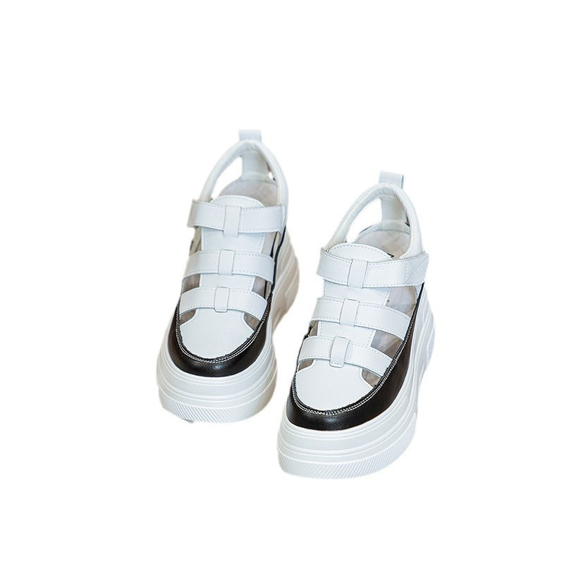 Women's Out Breathable Mesh Height Increasing Insole Sandals