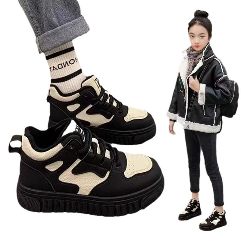 High Thickened Thermal Trendy Medium Large Kid's Sneakers