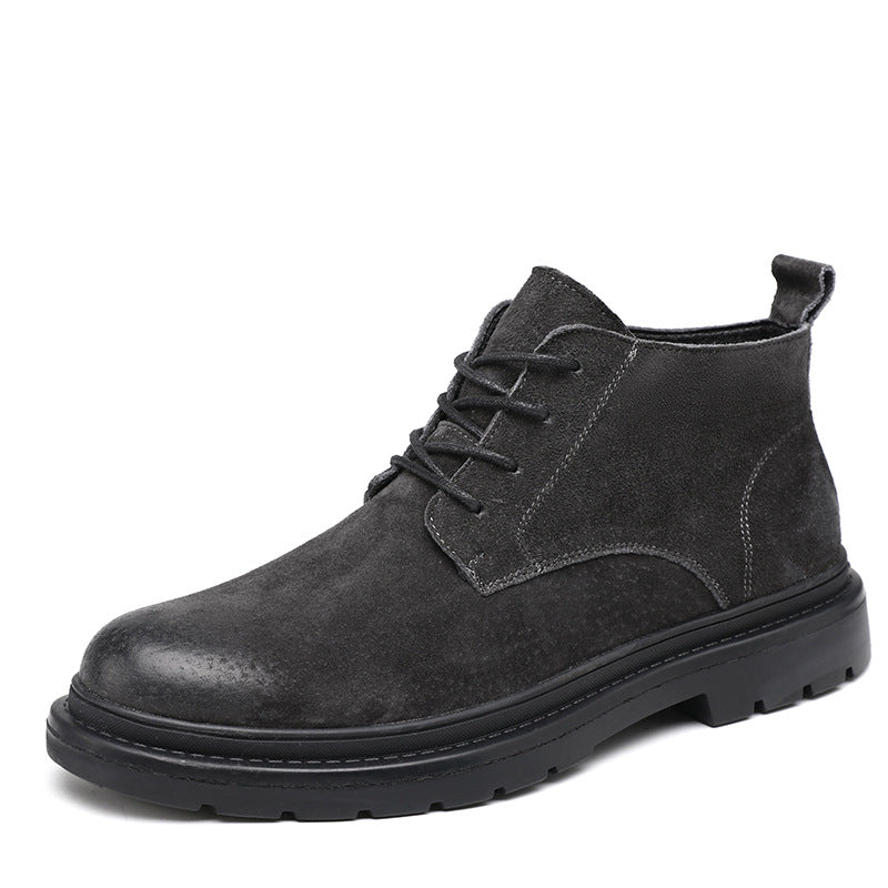 Men's British Style Trendy Middle Top With Boots