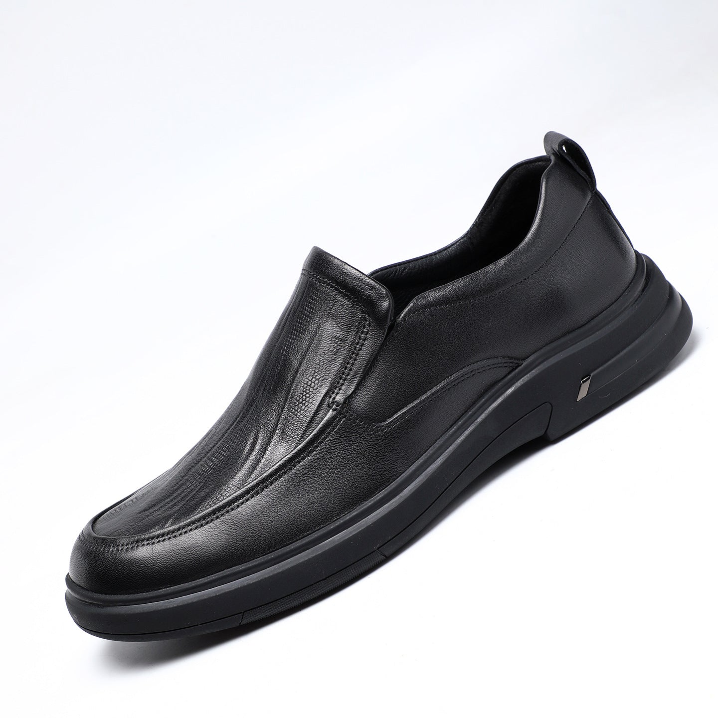 Men's Super Soft Loose Comfortable Spring Slip-on Men's Casual Leather Shoes