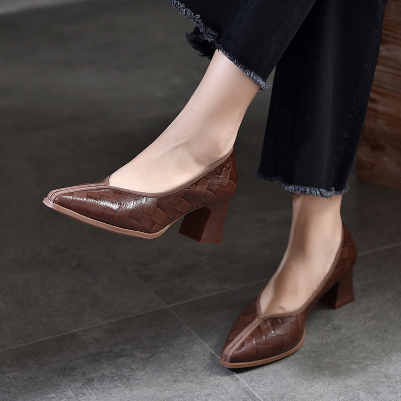 Women's Can Be Combined Authentic High Pointed Women's Shoes