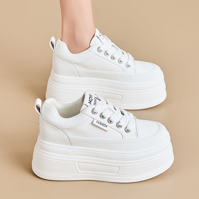 Women's Small Size Thick Bottom Korean Style Breathable Casual Shoes
