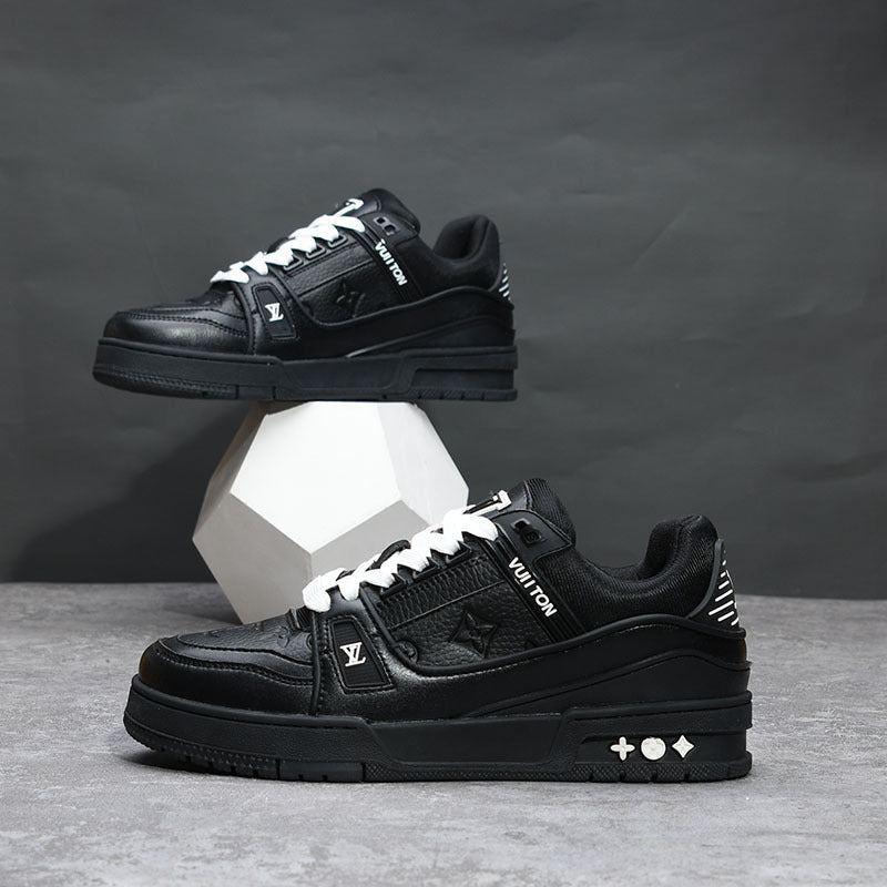 Women's & Men's Black Warrior Trends Versatile Autumn Sports Leisure Easy Wear Men's Casual Shoes