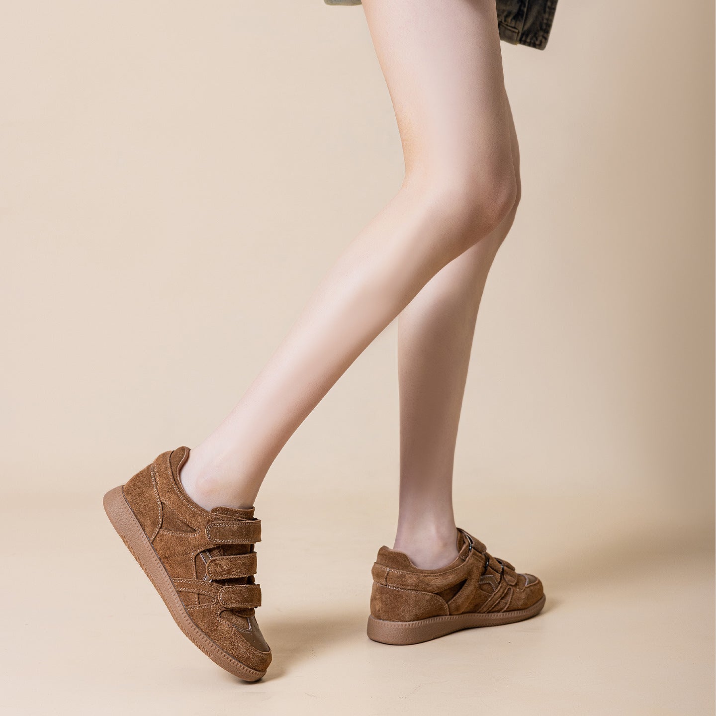 Women's Training Spring Height Increasing Leisure Retro Sports Women's Casual Shoes