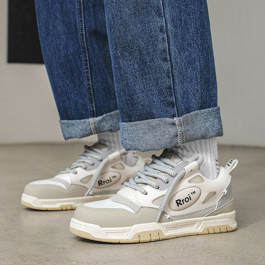 Men's Couple Platform Bread Autumn Breathable American Sneakers