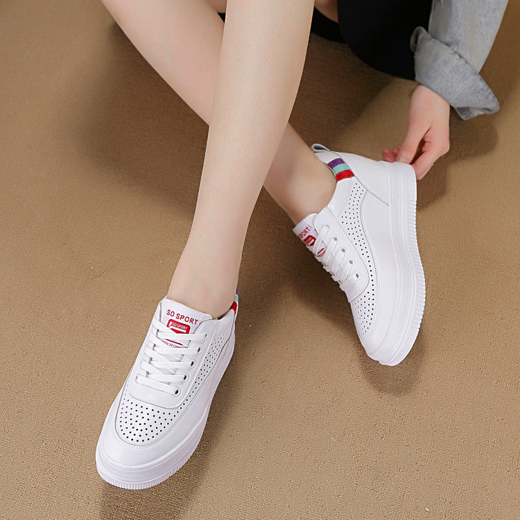 Women's For Height Increasing Insole Platform Wedge Women's Casual Shoes