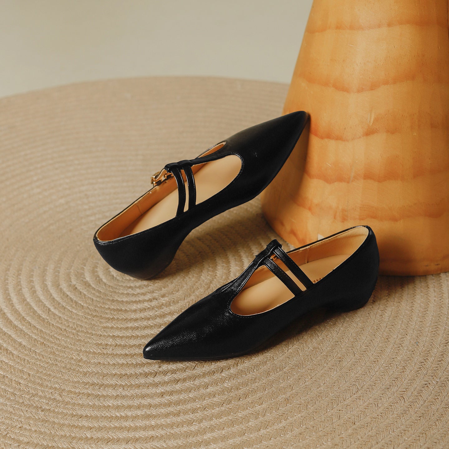 Women's Style Low-cut High Height Increasing Insole Wedge Pointed Toe Temperament Women's Fashion Shoes