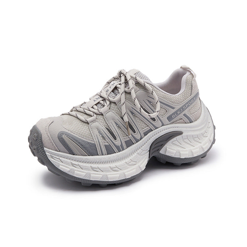 Women's European Goods Platform Dad Spring Small Mesh Women's Sports Shoes