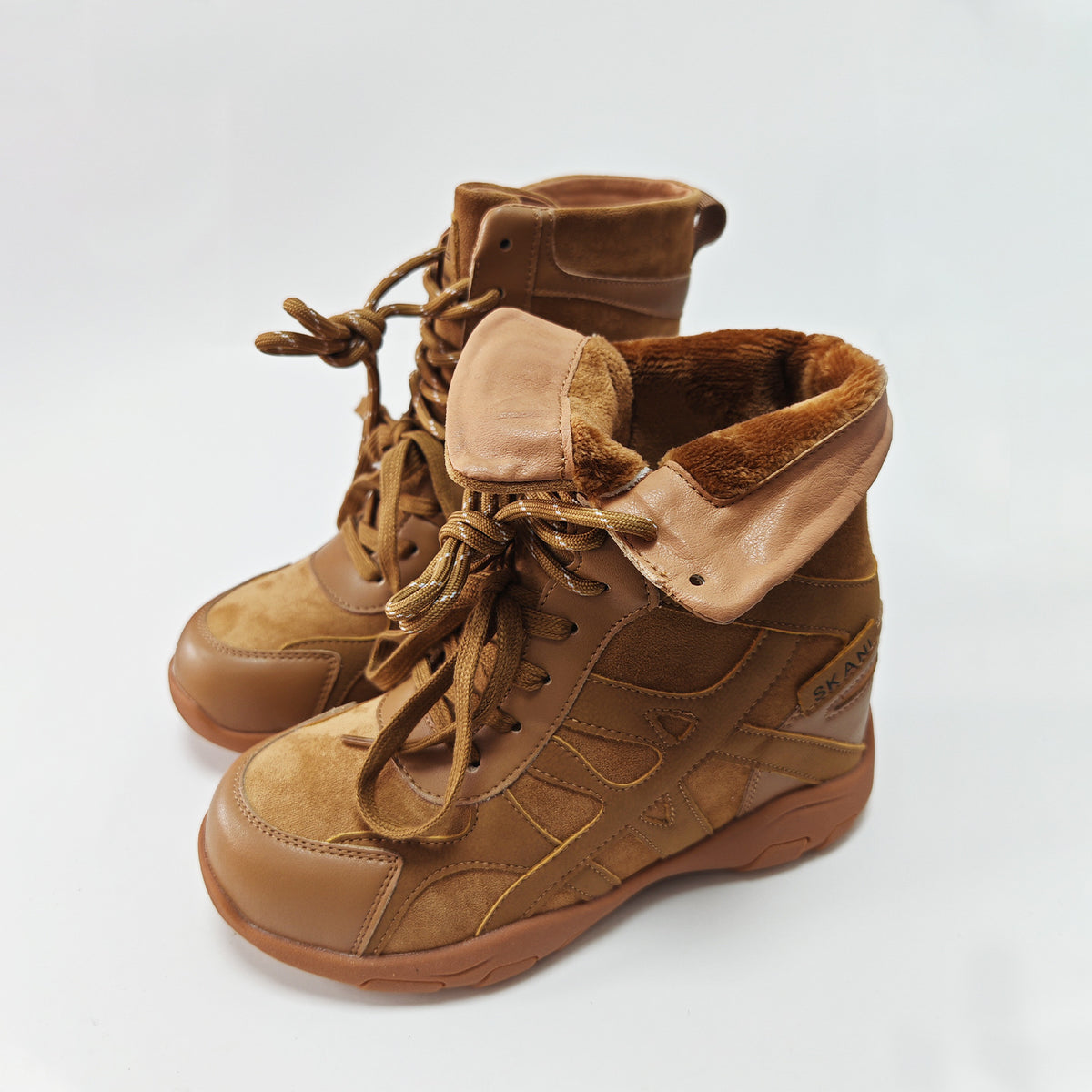 Women's Bottom Hight Increasing Martin Autumn Small German Training Racing Western Women's Leather Boots