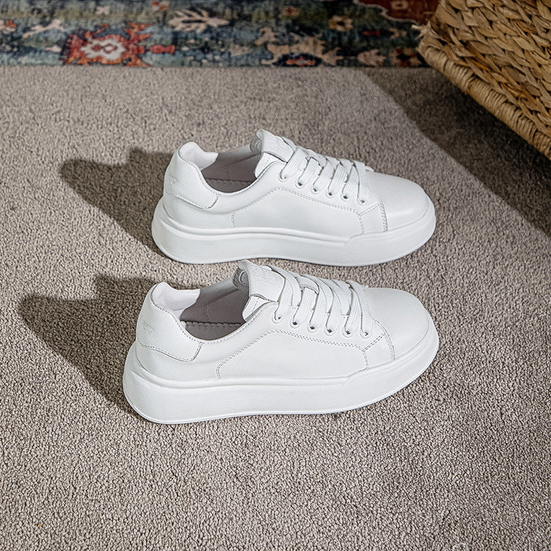 Women's Autumn White Inner Match Skirt Light Delicate Women's Casual Shoes