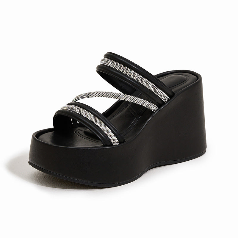 Women's Summer Fashion Height Increasing Outer Wear Sandals