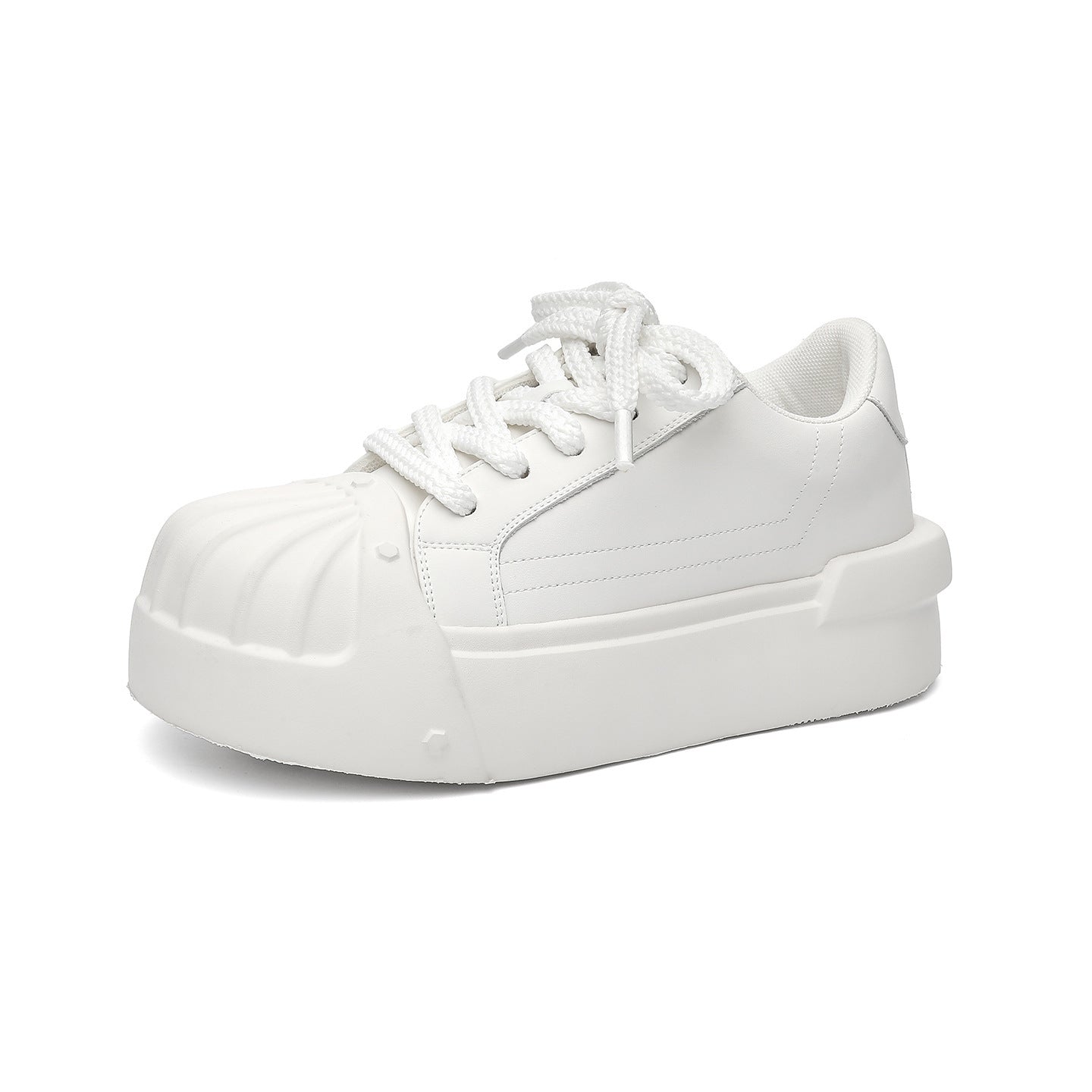 Men's Trendy Shell Toe Thick Sole Increased Leisure Sports Men's Board Shoes