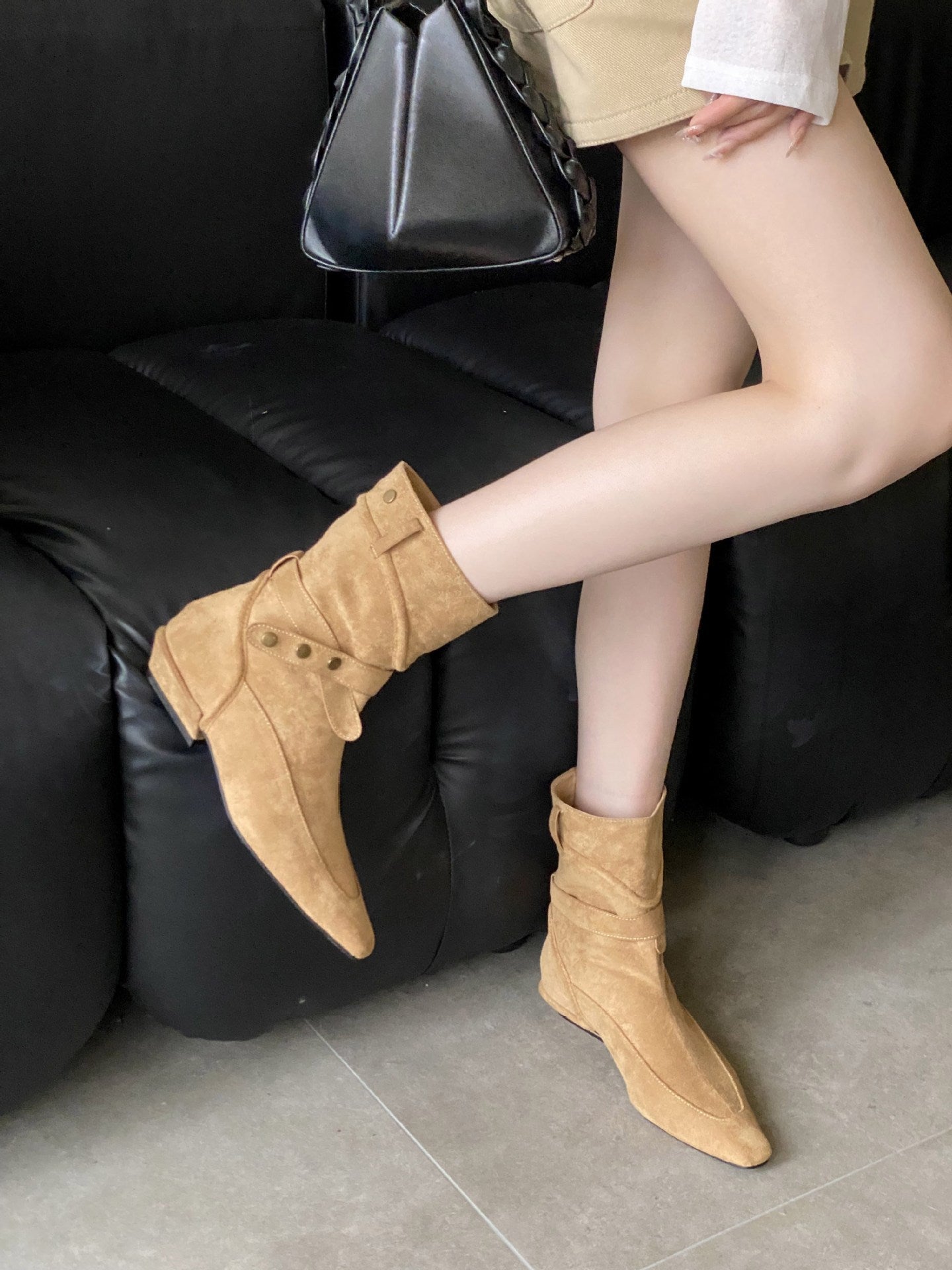 Women's Pointed Short Temperament Slimming French Fashion Sexy Heels