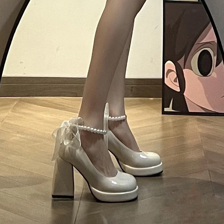 Women's Low-cut High Mary Jane French Vintage Women's Shoes