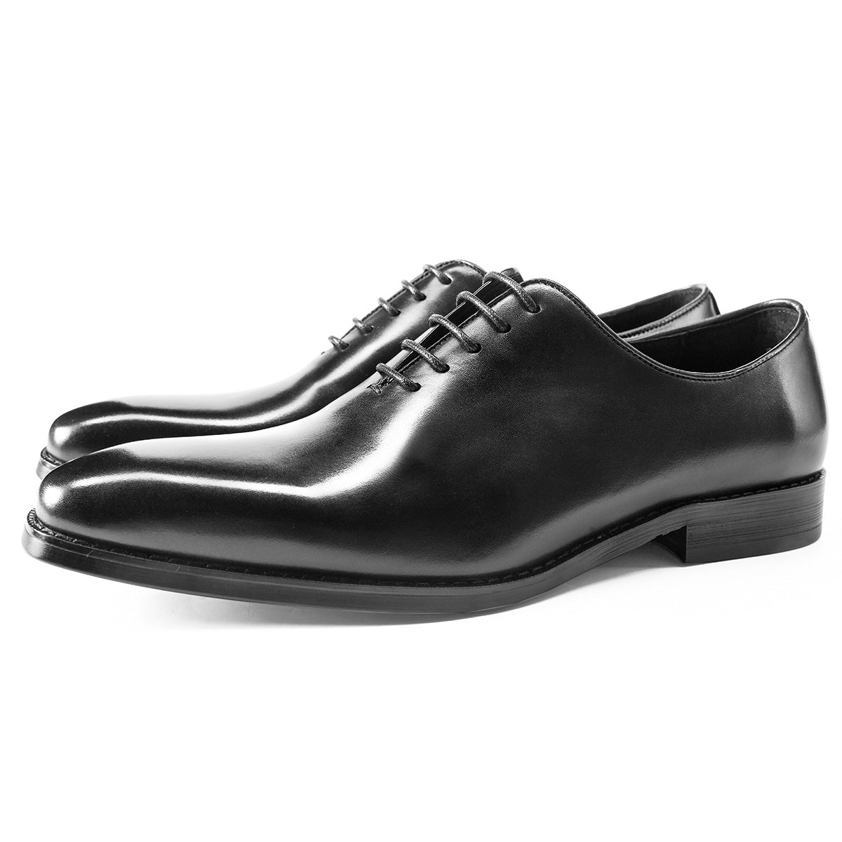 Men's Oxford Business Formal Wear Handmade Cowhide Brushed British Leather Shoes