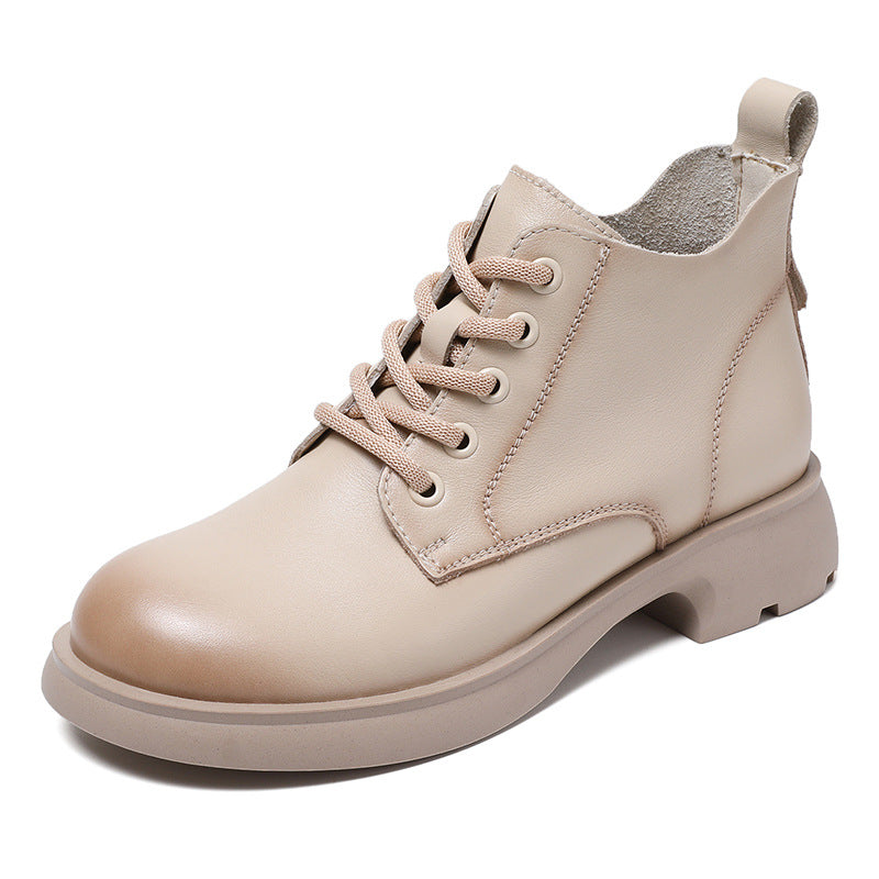 Women's Genuine England Style Dr. Martens V Cut Booties Women's Leather Boots