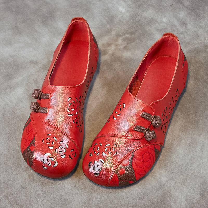 Women's Round Head Leisure Soft Bottom Breathable Casual Shoes