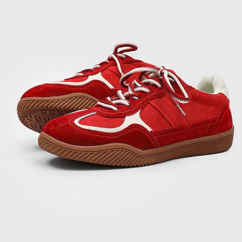 Men's Flat Suede British Style German Training Men's Board Shoes