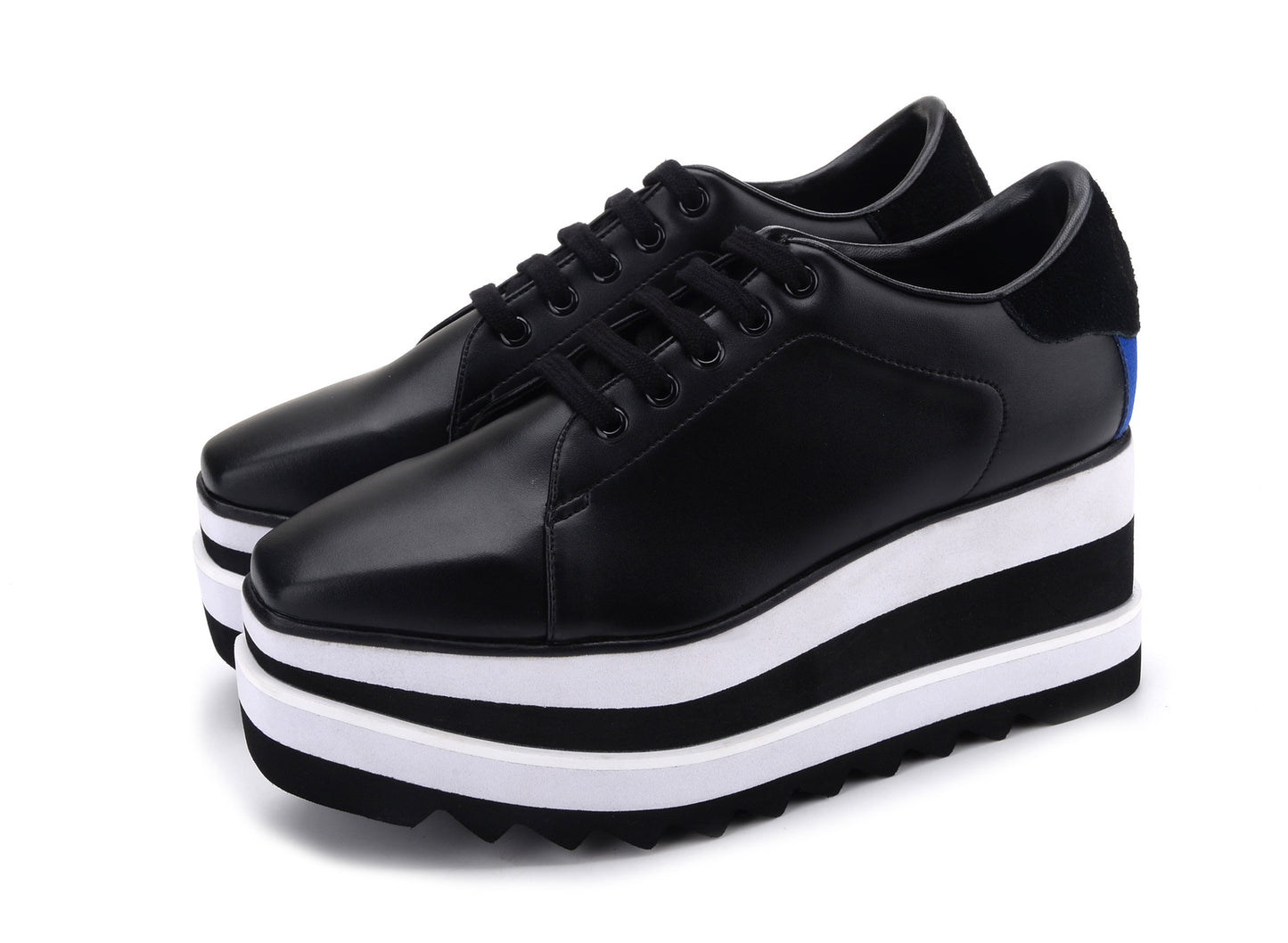Women's Style Thick Bottom Muffin Square Toe Wedge Women's Casual Shoes