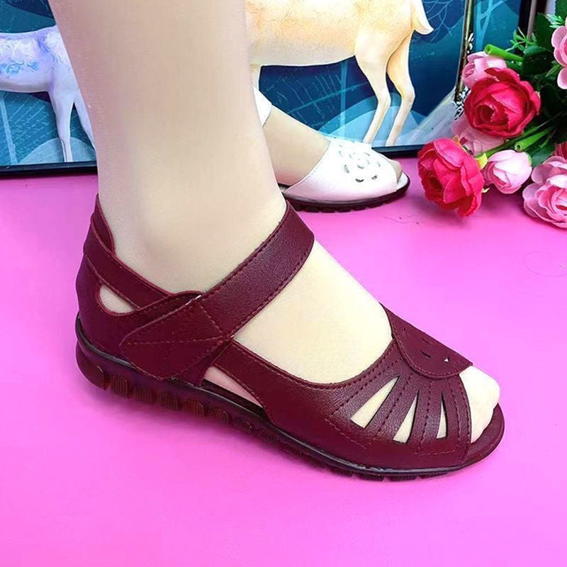 Women's Bottom Mom Summer Comfortable Flat For Sandals