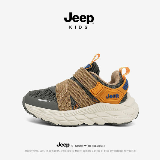 Children's Summer Convenient Velcro Lightweight Soft Sole Children's Sports Shoes