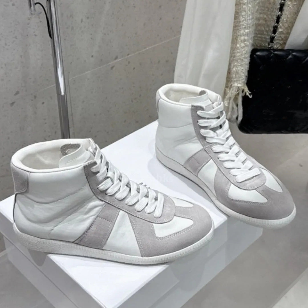 Women's & Men's German Training Genuine Cowhide Breathable Lovers Men's Board Shoes
