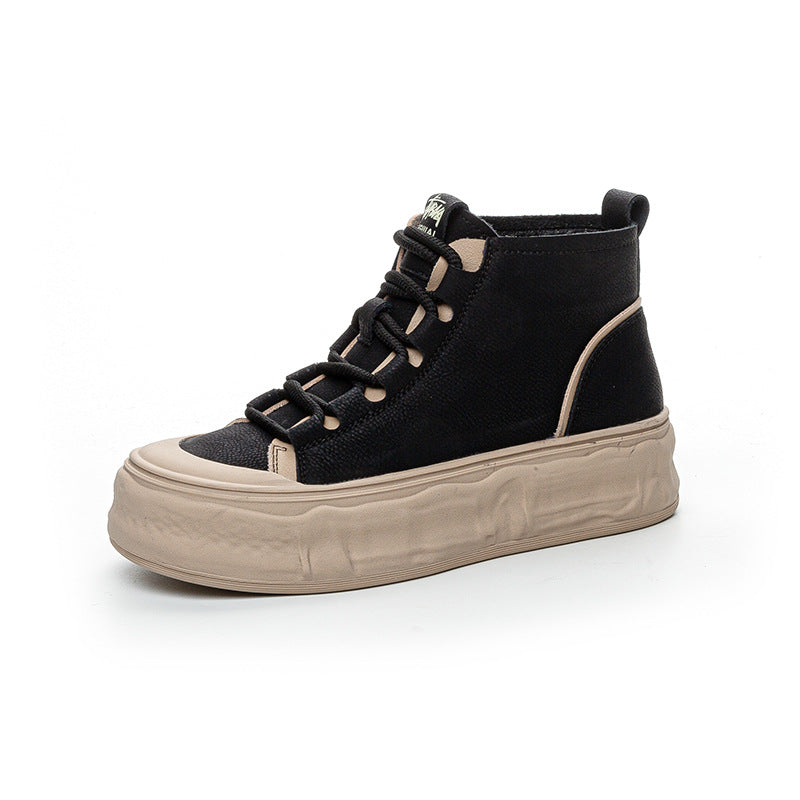 Women's Plus Size Platform Fat Feet Wide Casual Shoes