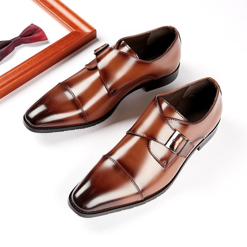 Men's Formal Wear Gentleman Pumps Office Wedding Men's Business Leather Shoes