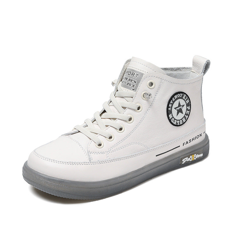 Women's Pumps White Genuine Tendon Bottom Soft Casual Shoes