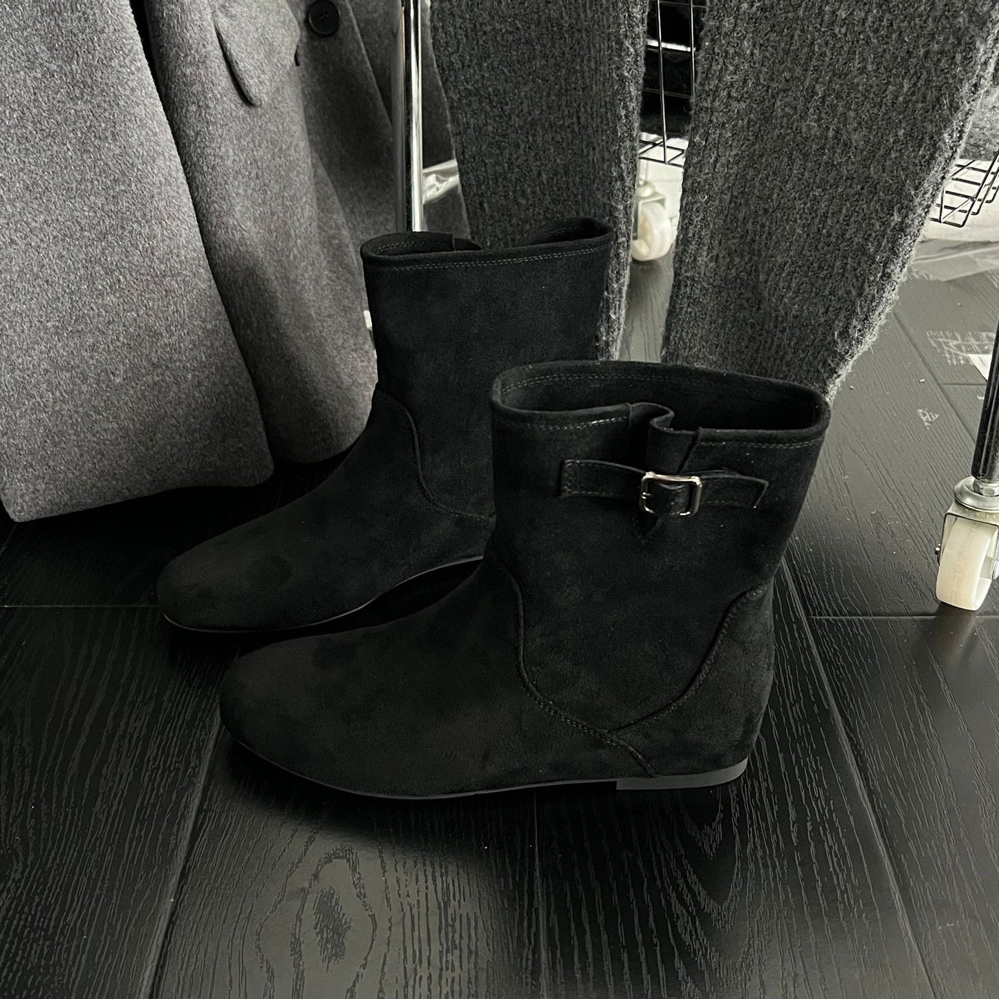 Women's Hight Increasing Martin Autumn Vintage Suede Boots