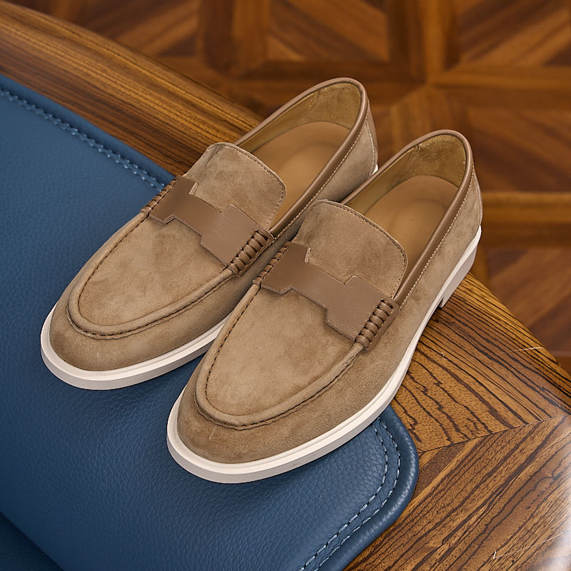 Men's Frosted Slip-on Leisure Commute Lazy Summer Breathable Soft Loafers