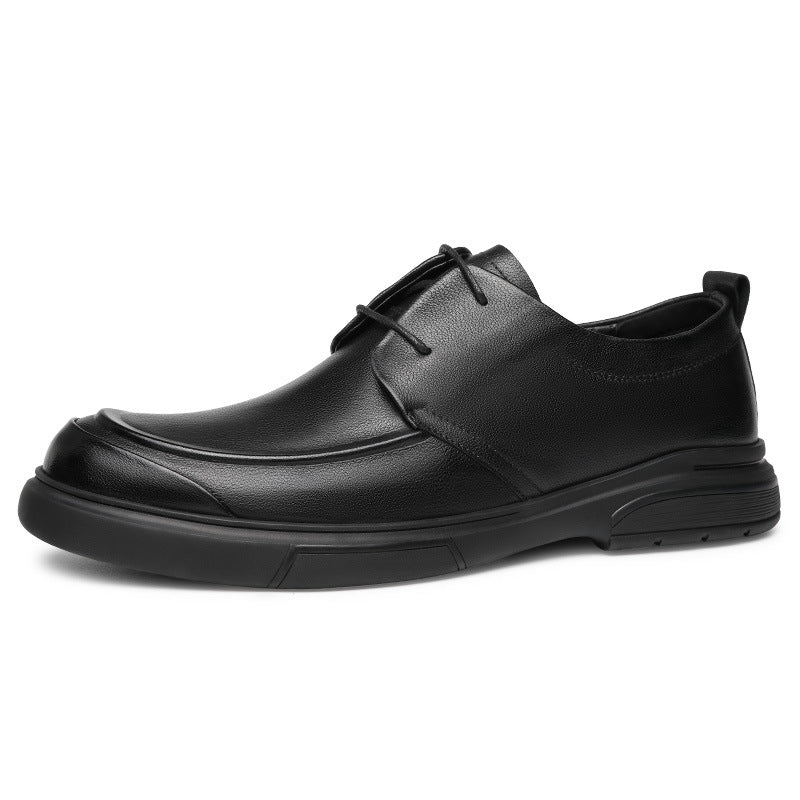 Men's Plus Size Business Formal High-grade Black Leather Shoes