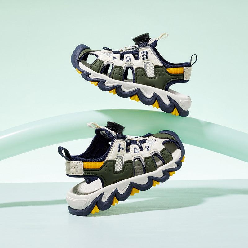 Children's Summer Boys Rotating Buckle Pump Beach Kid's Sandals