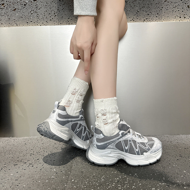 Women's Platform Dad Autumn Height Increasing Fashion Women's Sports Shoes