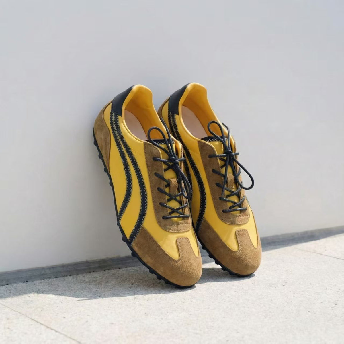 Women's Version Genuine Retro Height Increasing Insole German Sneakers
