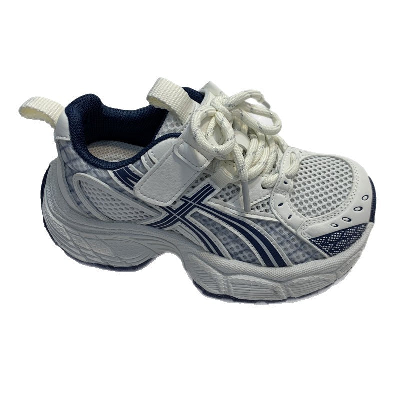 Children's Spring Boys Mesh Fashion Breathable Running Children's Sports Shoes