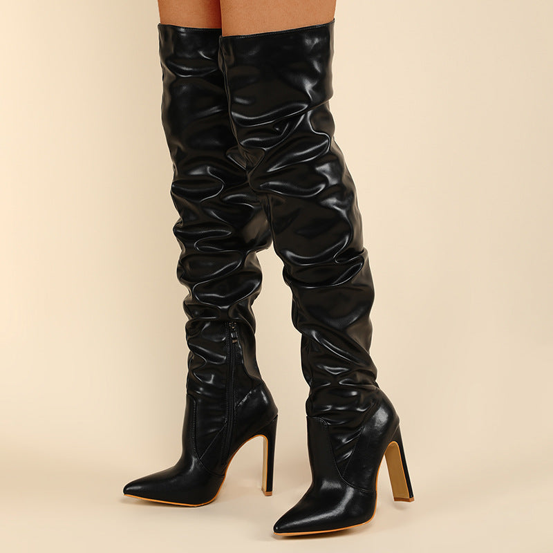 Women's Fashion Outdoor Chunky Flat High Heels