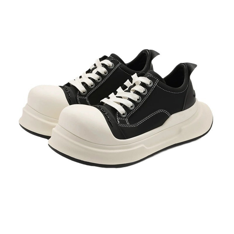 Women's Mickey Big Head American Retro Platform Height Sneakers