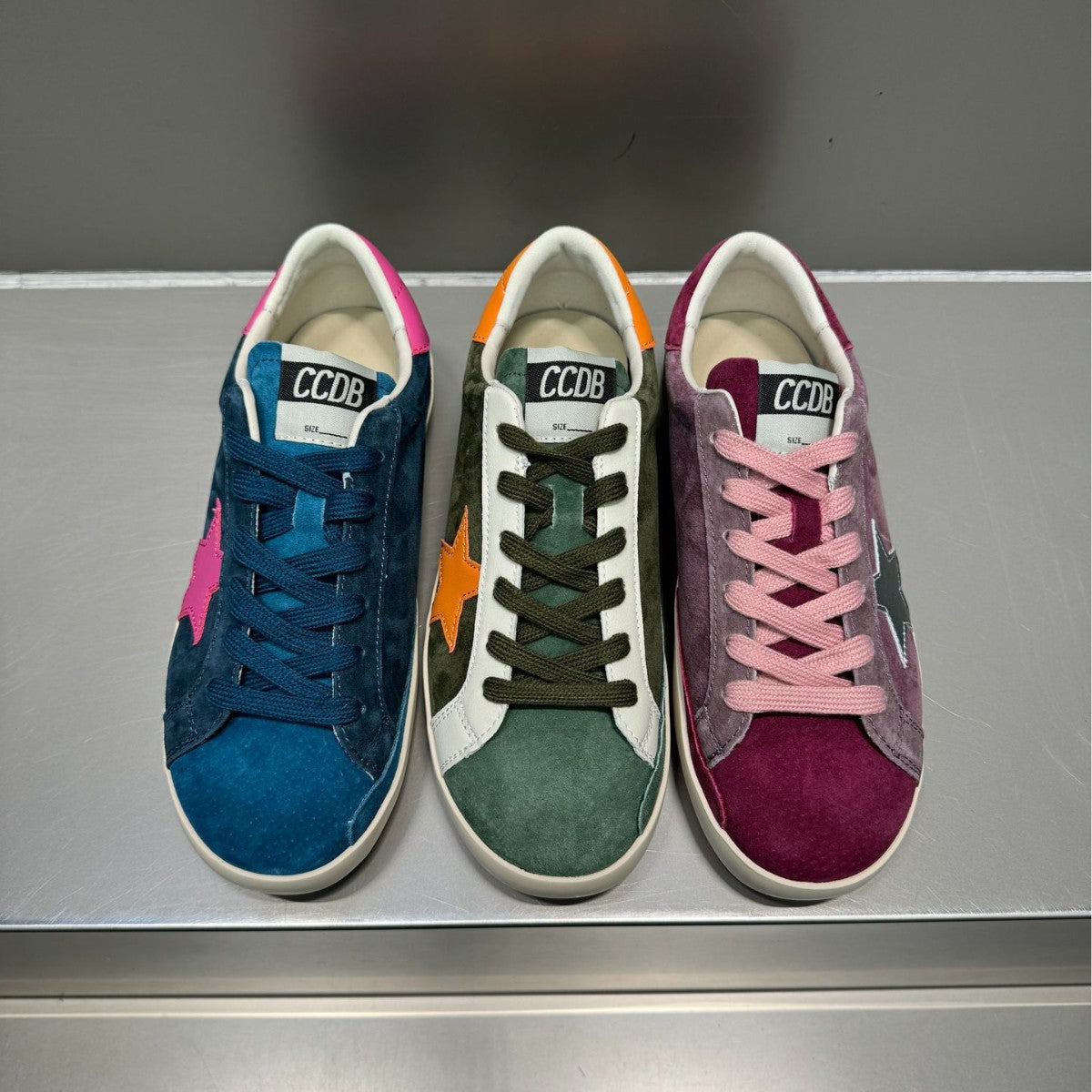 Women's Style Distressed Star Little Dirty Early Spring Lightweight Retro German Sneakers