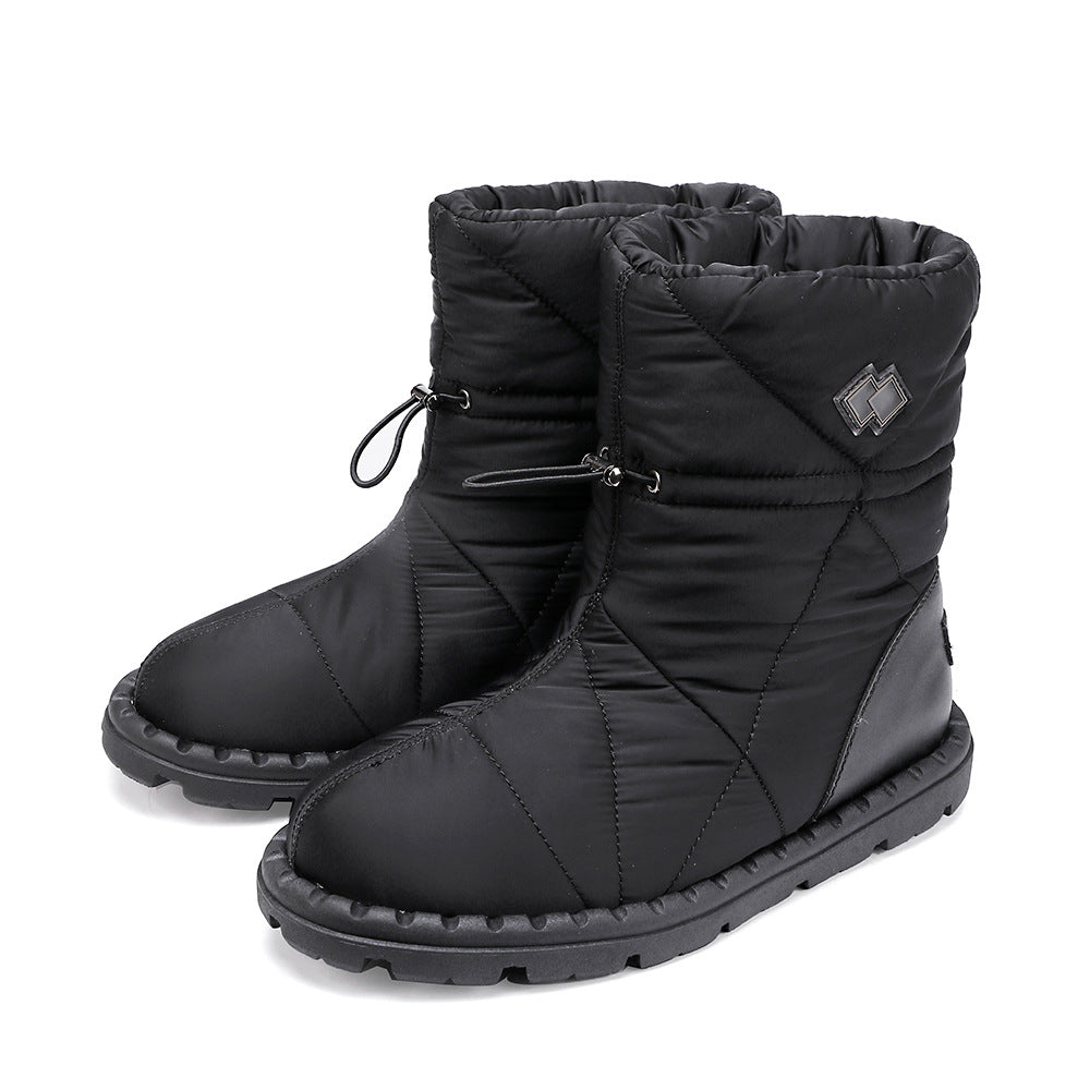 Office Version Russian Advanced Matte Dark Green Fashionable Snow Boots