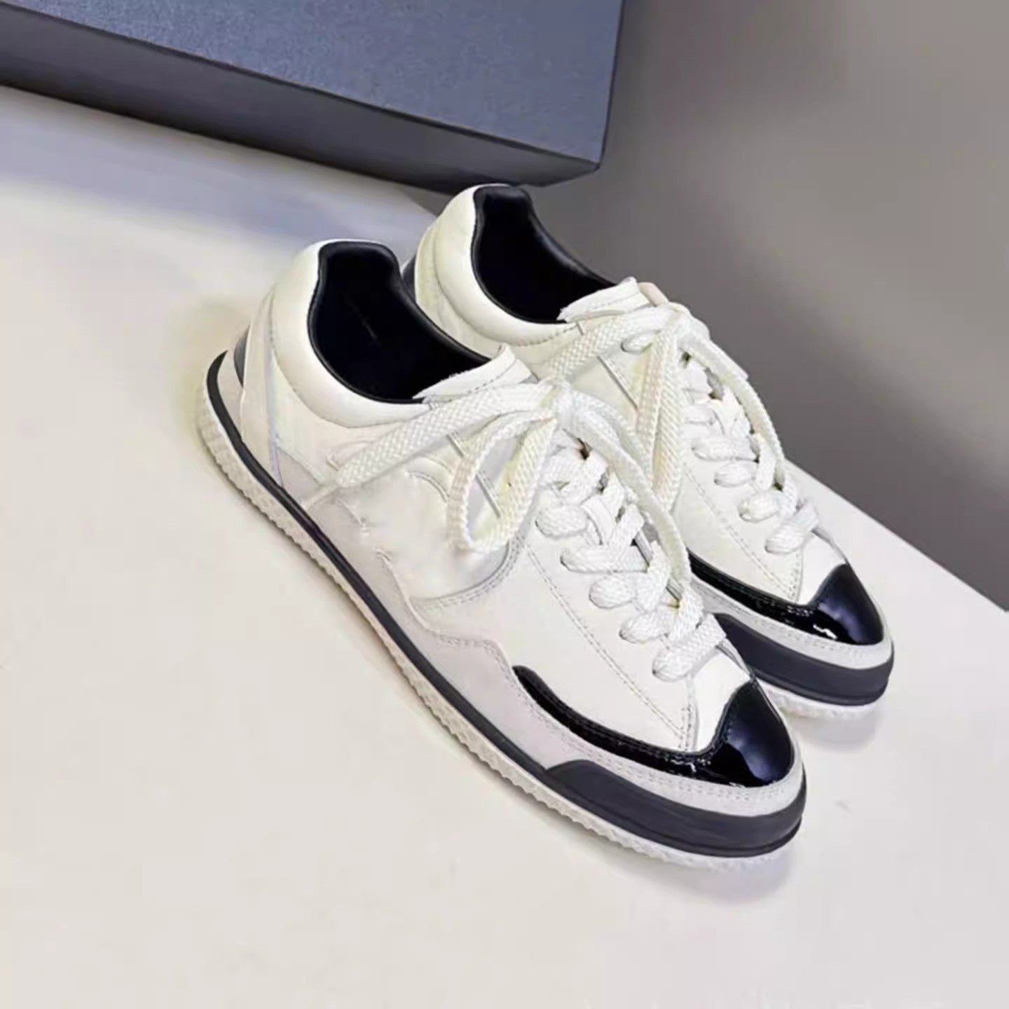 Women's Style Black White Panda Color Matching German Women's Sports Shoes
