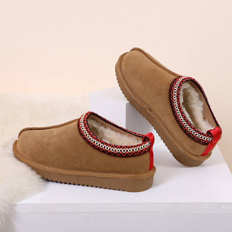Women's Outer Wear Veet Toe Cap Semi Women's Snow Boots