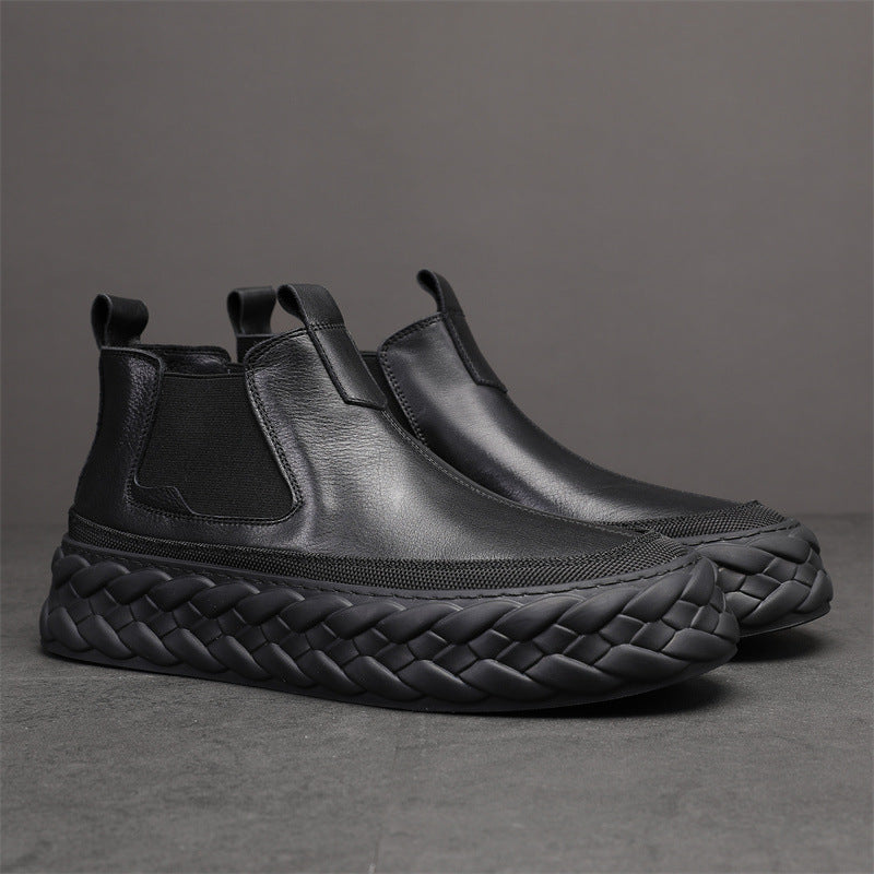Men's Trendy Business Shirt Martin Slip-on Lofter Boots