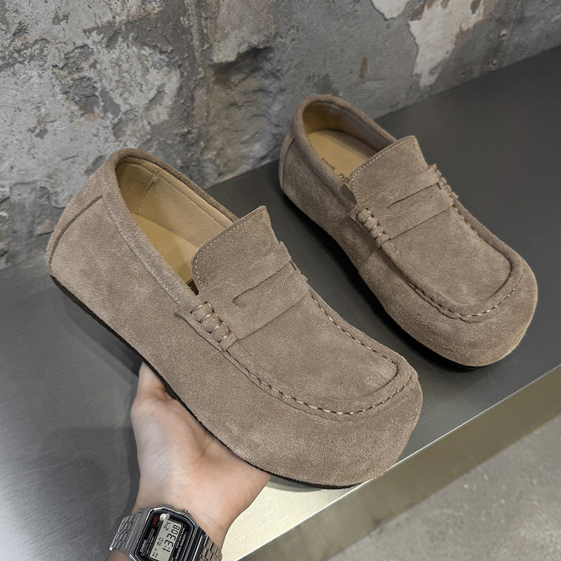Slip-on Lazy Gray Dark Coffee Khaki Olive Loafers/doug Shoes