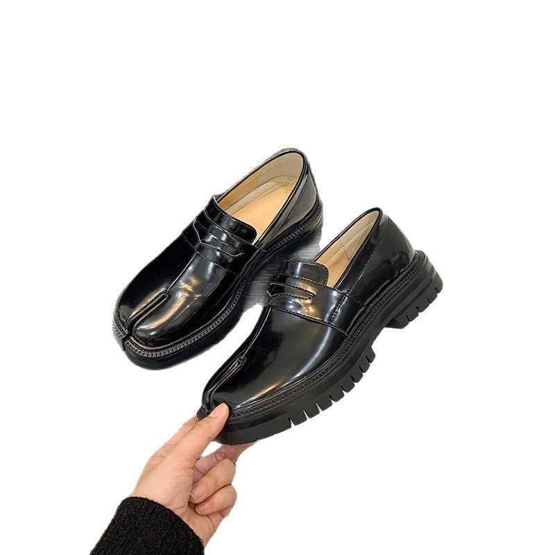 Women's & Men's Niche Thick Bottom Chunky Slip-on Lazy Horseshoe Pumps Heels