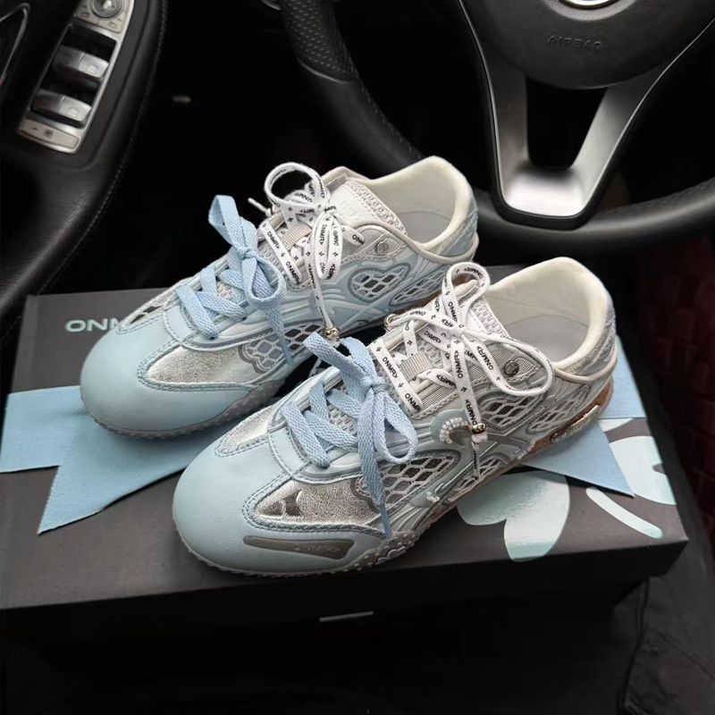 Women's Clover White Summer Couple Ballet Thin Bottom Women's Sports Shoes