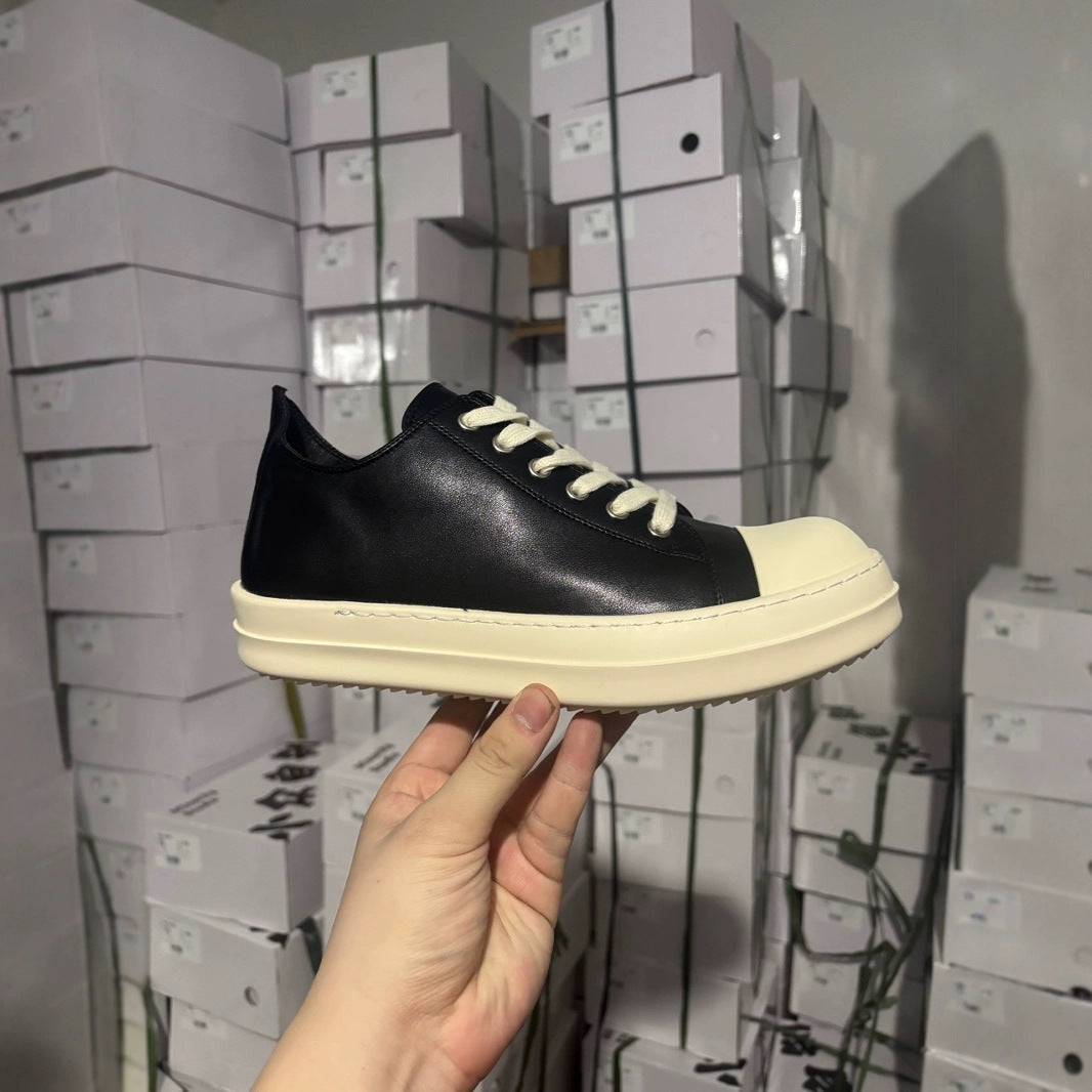 Men's Big Toe Summer Thick Sole Increased Men's Board Shoes