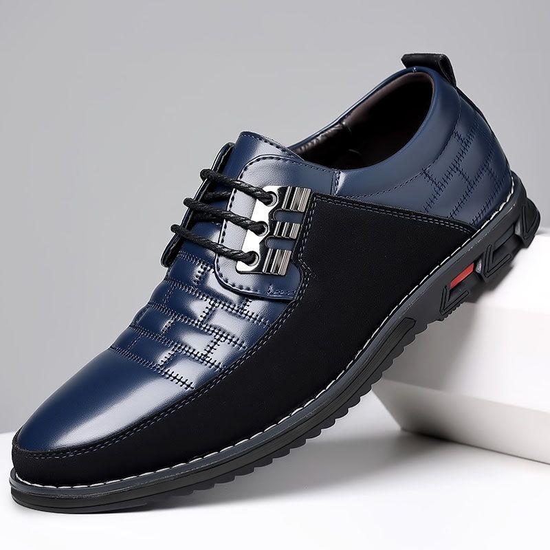 Men's Round Toe Pumps Front Flat Leisure Casual Shoes