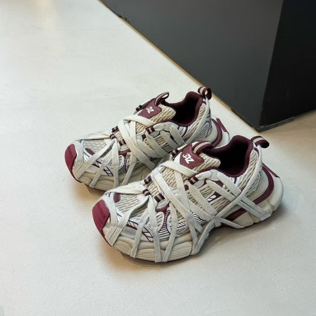 Women's Running Distressed Platform Couple Heightened Single Women's Sports Shoes