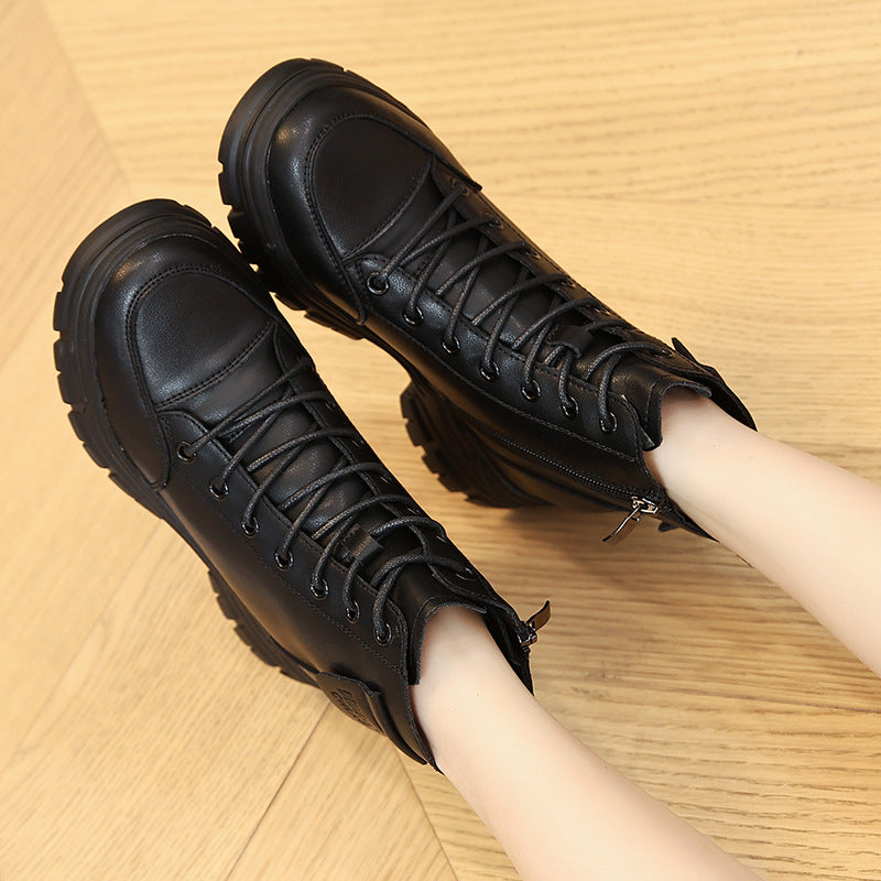 Women's Martin Female British Style Small Platform Boots